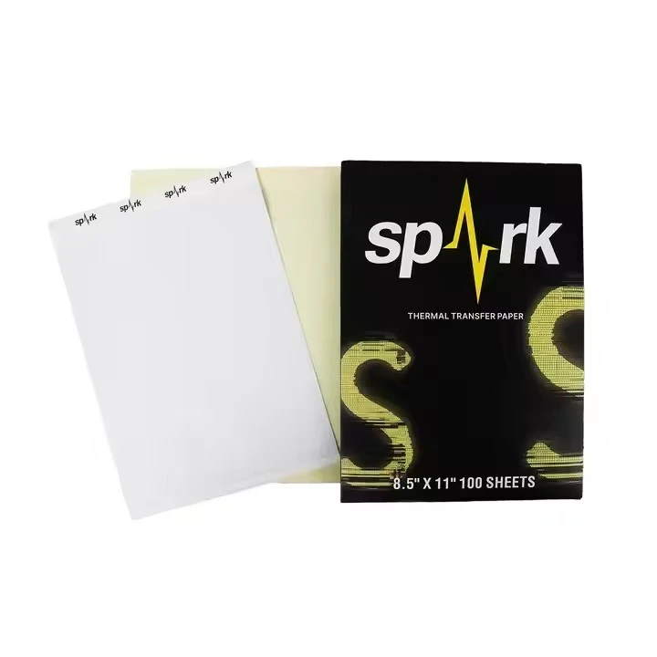 100pcs Copier Paper Tattoo Thermal Spark Tattoo Stencil Transfer Paper Sticker Thermal Paper