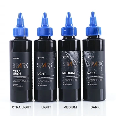Organic 4oz 120ml gri gri machiaj cerneală tatuaj negru