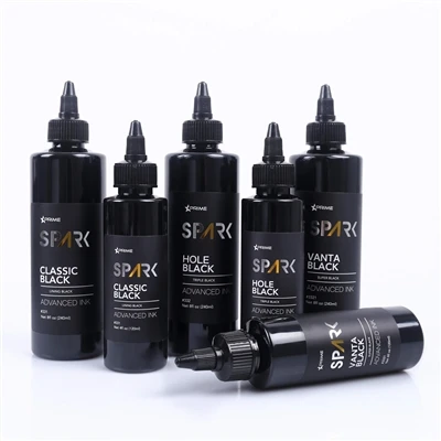 4oz organic 3 seria clasică gaură neagră neagră vanta neagră cerneală tatuaj ...