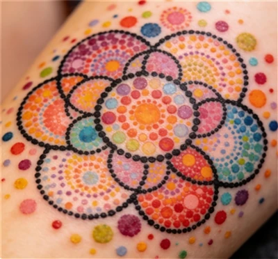 Ce este un tatuaj punctillism?