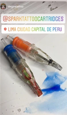 Dagas Tattoo din Peru întotdeauna de lucru împreună cu #sparkcartridges