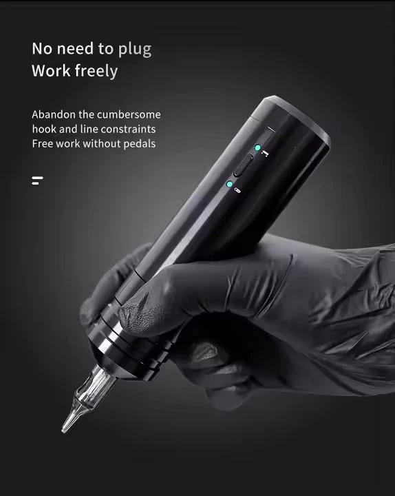 Mașină de tatuaje profesionale pentru cartușe wireless portabil
