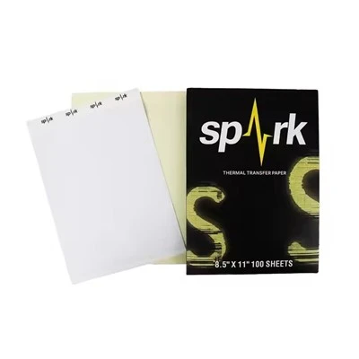 Spark Smooth Tattoo Paper Jet Jet de luciu înalt Glosesc Hârtie temporară Stencil Hârtie