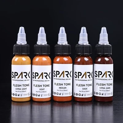 30 ml/sticlă 5 culori tonuri de culoare ton tatuaj cerneală pentru artă corporală