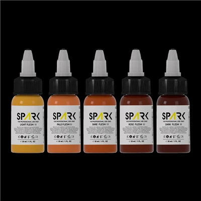 Set profesional de cerneală pentru tatuaj pentru sticle de 1 oz - Conform EU REACH