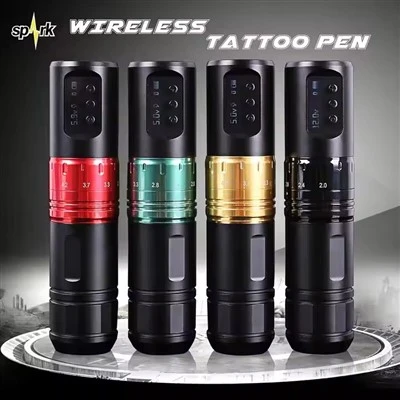 Stilou de tatuaj wireless reglabil de înaltă calitate, bateria de lucru de lungă durată pentru tatuaj permanent