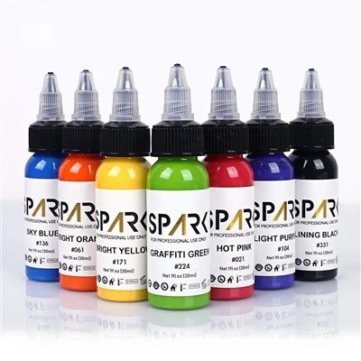 Piele profesională-Friendly Vibrant 66 Organic Color Powder Cerneală permanentă pentru tatuaje premium