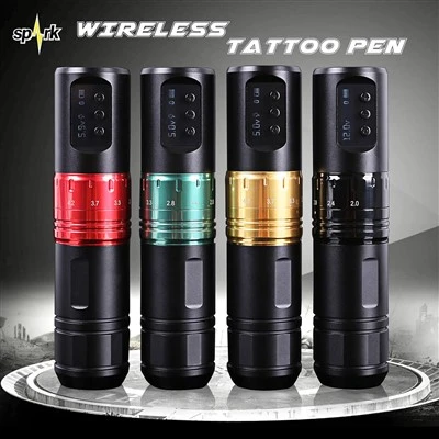 Spark Professional Precision Reglabil Tatuaj Pen portabil Art Electric pentru caroserie Electrică Baterie permanentă