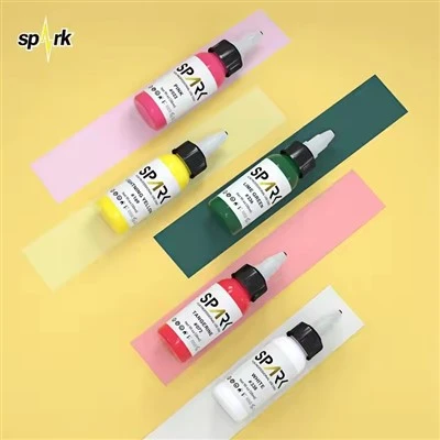 Spark Professional Professional de înaltă calitate Organic Long - Apă de durată - cerneală de tatuaj culori bazate pe culori vii