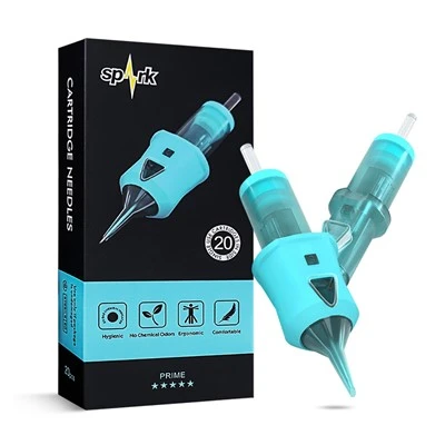 Spark New Transparent Shell Membrana 0,35 mm /12 Tatuaje de cartușe pentru aprovizionarea cu tatuaje