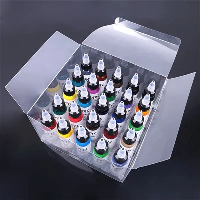 En -gros Custom High - End 1oz lung - Culoare de durată Fast Smooth Spark Premium Tatuaj permanent pentru arta corpului