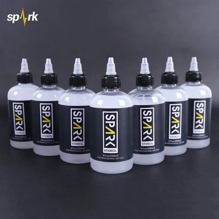 Spark Realist Longspark Longspark Long - STENCIL LONDING STENCIL GEL GEL 4 FL OZ (120 ml) - Aplicație curată și ușoară - - Stufuri de transfer Gel 4 fl oz (120 ml) - Clean and Easy Application Application Easy