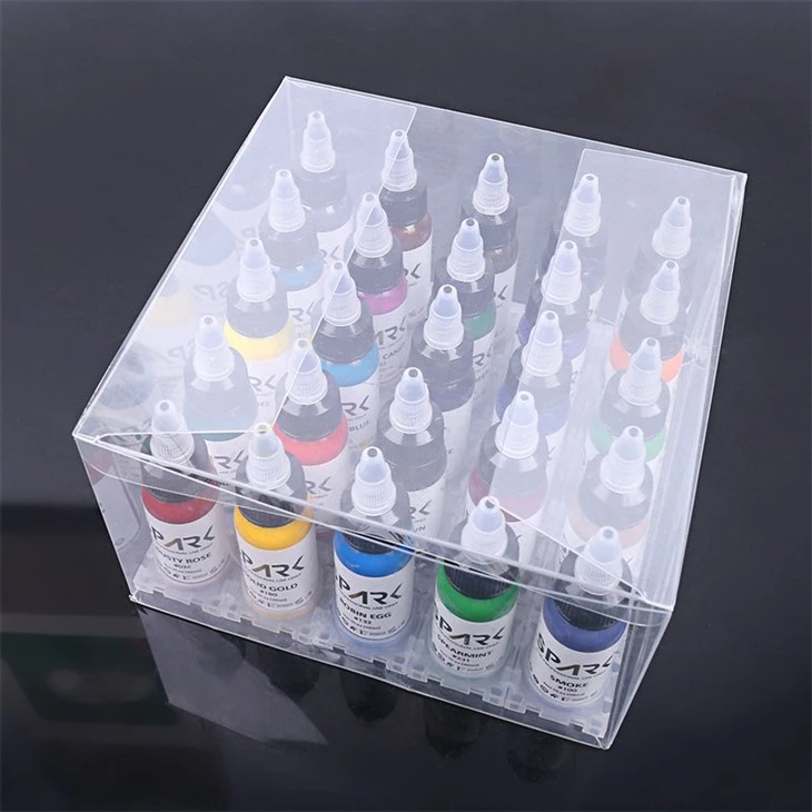 Set de 25 de culori Cerneală pentru tatuaje Spark Cerneală pentru tatuaje în vrac Cerneală pentru tatuaje Super Black