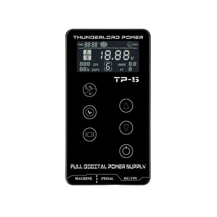 3-18V LCD Sursă de alimentare electrică Tattoo Digital