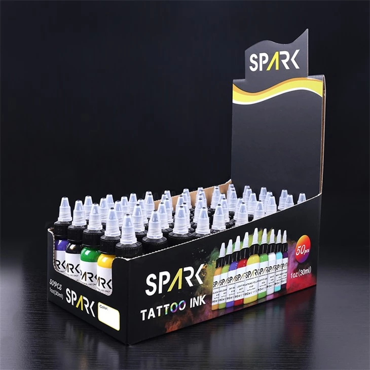 50 Color Sets Tattoo Inks in Bulk Tattoo Ink Spark Original