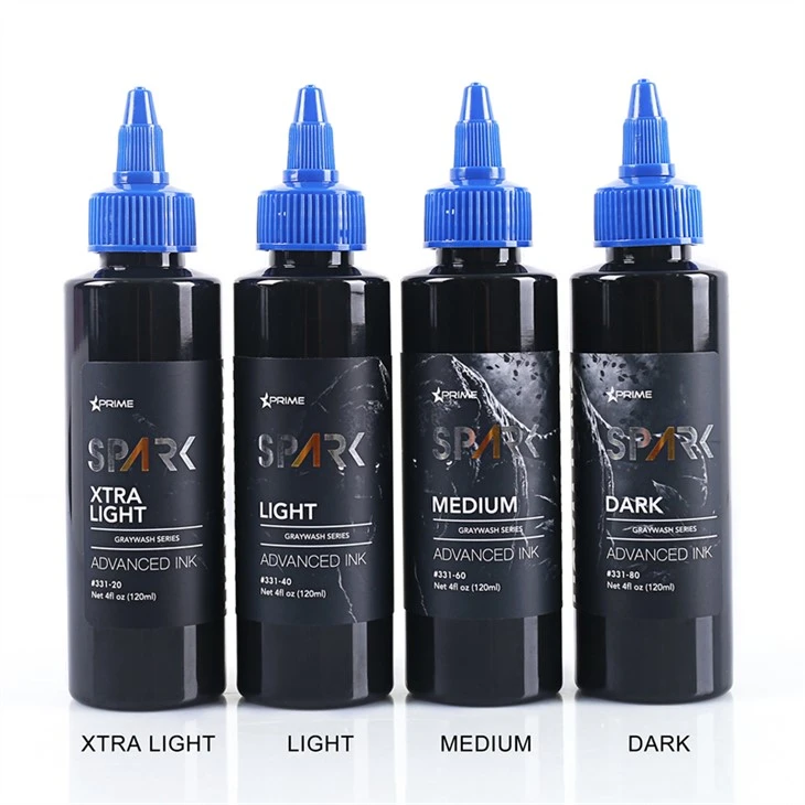 Pigments Tattoo Ink Graywash Vegan Tattoo Ink Cerneală pentru tatuaje 4OZ