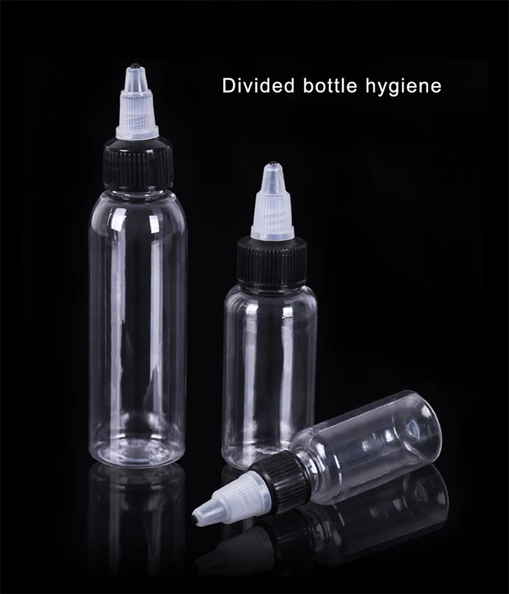 Sticla de cerneală din plastic pentru tatuaje
