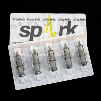 Cartușe cu ac pentru tatuaje Spark Greywash 0.35MM Curved Magnum