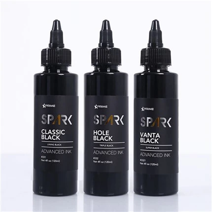 Vanta Black 4OZ Super Black Ink Series Spark Tattoo Ink Set de cerneală pentru tatuaje profesional