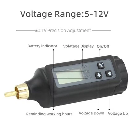 Alimentare fără fir pentru tatuaje digitală 2000 MAh