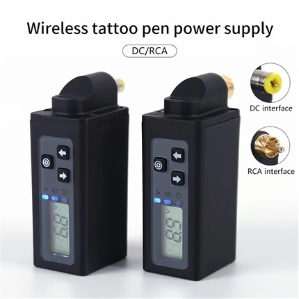 Sursă de alimentare fără fir pentru tatuaje Bank portabil pentru pixuri pentru tatuaje