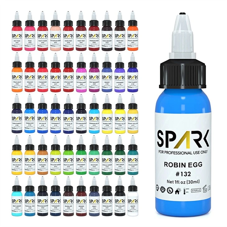 Set de cerneală pentru tatuaje Spark Culoare profesională de cerneală pentru tatuaje