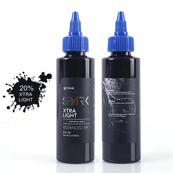Set de cerneală pentru tatuaje Cerneală profesională Black Spark pentru tatuaje
