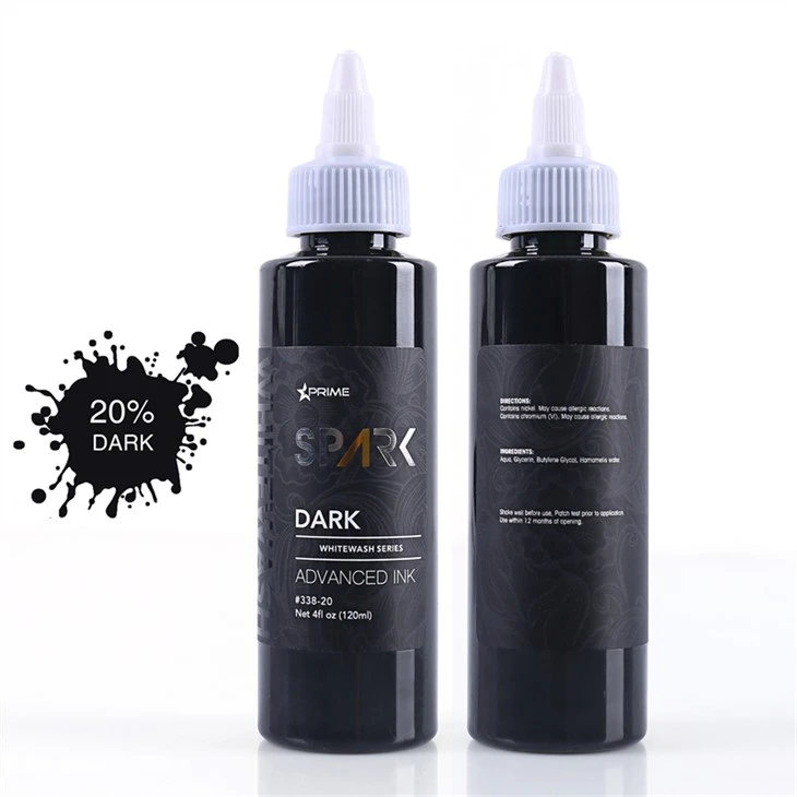 Set de cerneală pentru tatuaje Set profesional de spălare albă Spark Tattoo Ink