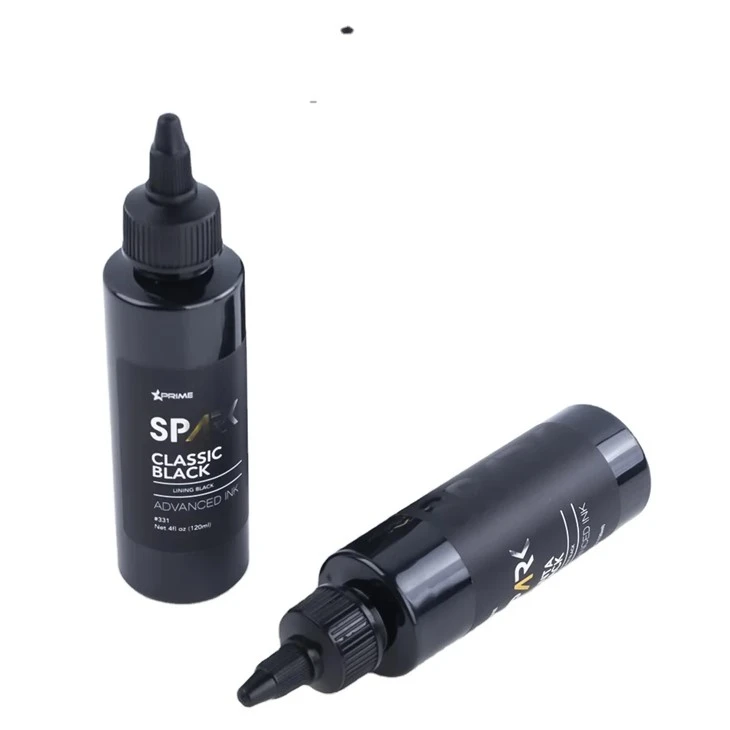 Black Tattoo Ink Classic Black 4OZ Lining Black Ink Series Spark Tattoo Ink Cerneală pentru tatuaje Black Light